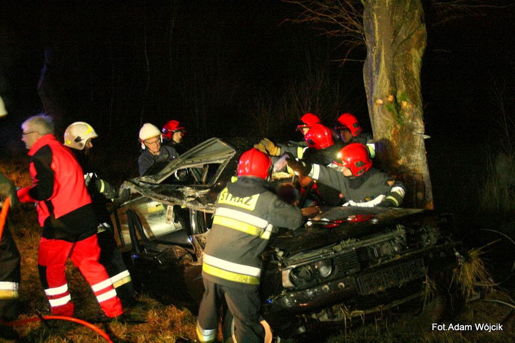 Seria wypadków na drogach 